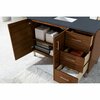 James Martin Vanities Metropolitan 48in Single Vanity, American Walnut w/ 3 CM Charcoal Soapstone Quartz Top 850-V48-AWT-3CSP